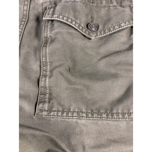 L.L. Bean Olive Flat Front Classic Fit Pants Jeans 100% Cotton Mens 32x34 - Picture 5 of 6
